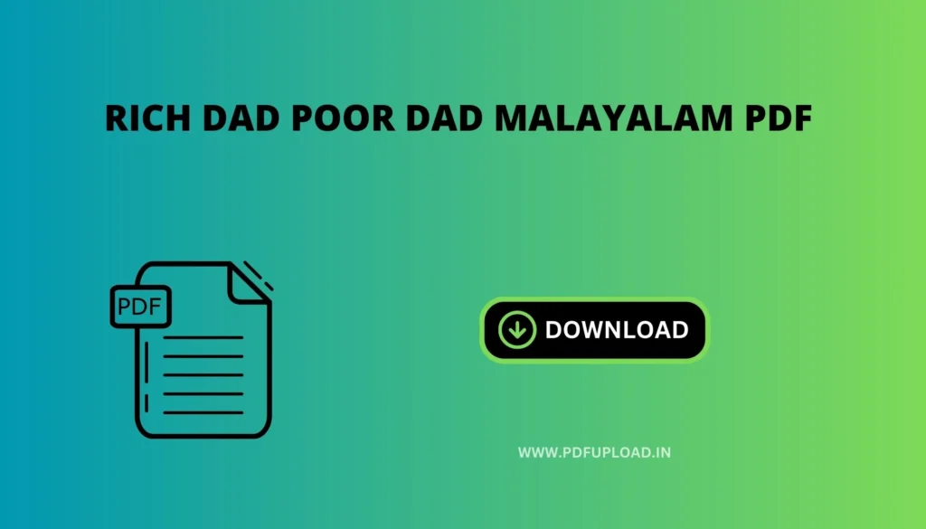 Rich Dad Poor Dad Malayalam PDF Download