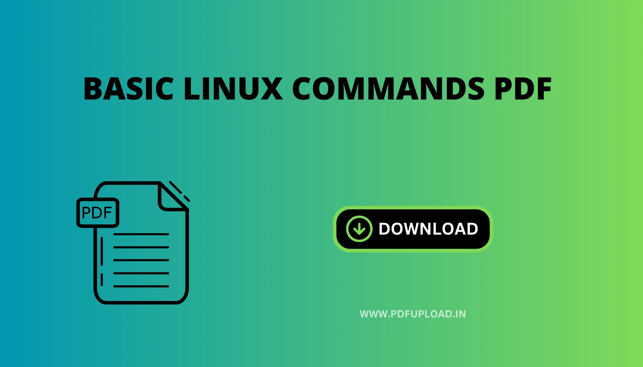 Basic Linux Commands Pdf