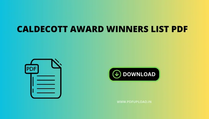 Caldecott Award Winners List Pdf