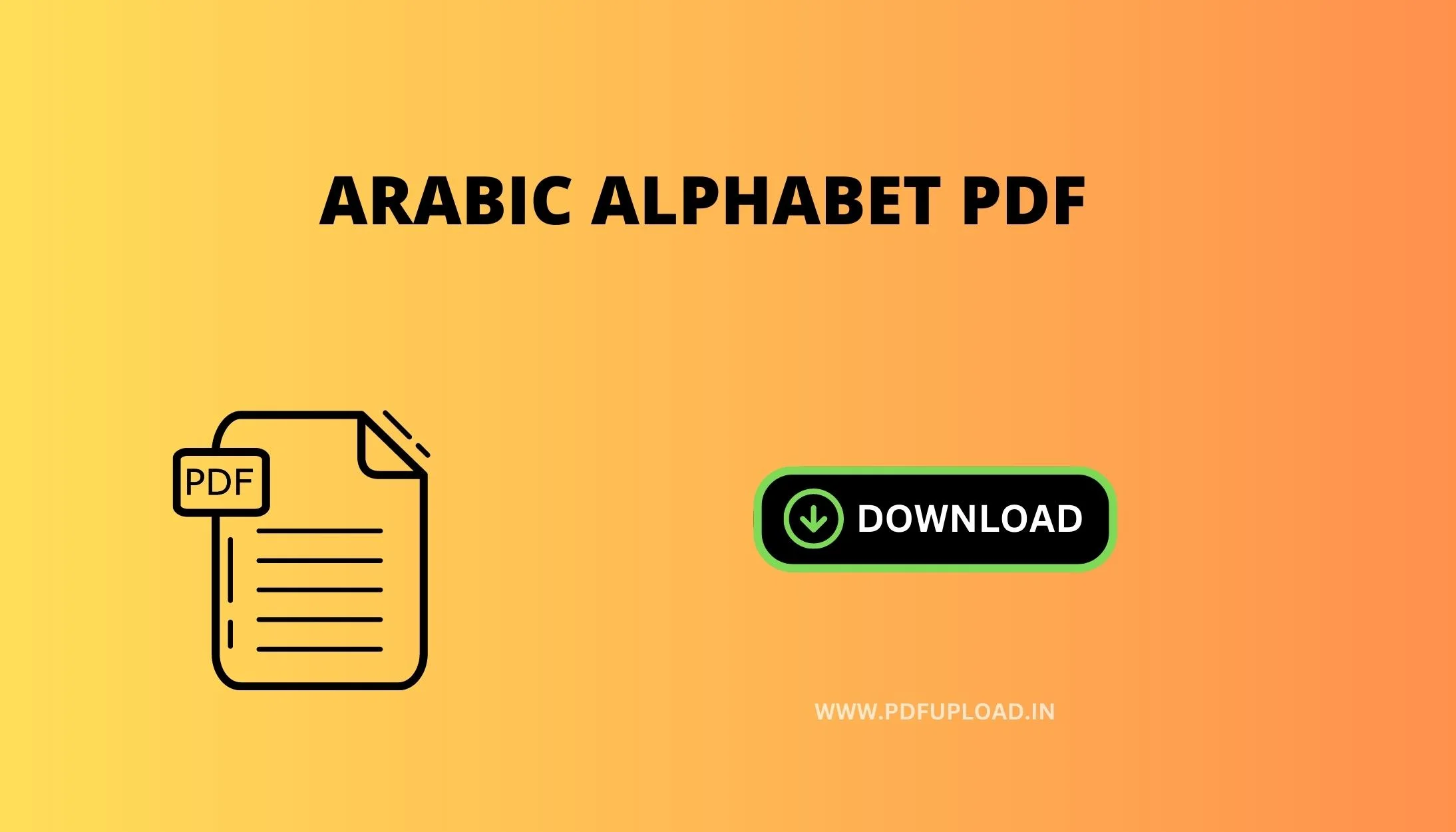 Arabic Alphabet Pdf Free Download